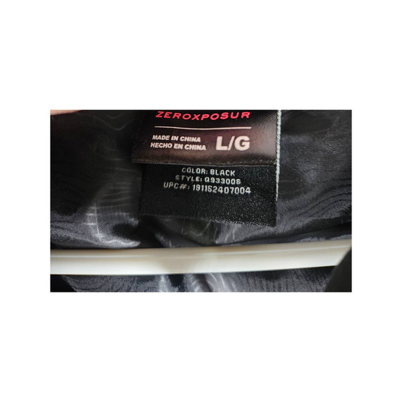 Zeroxposure Womens Velour‎ Puffer Vest Black Size Large Soft 2 Pocket - Picture 5 of 7